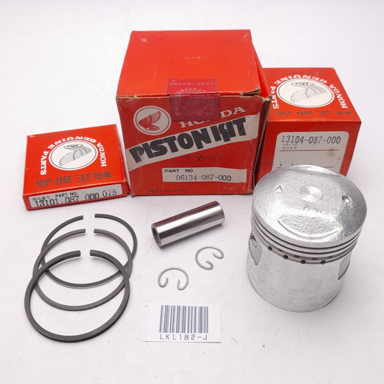 HONDA C70 CT70 CL70 XL70 SL70 PISTON RING KIT SEHER SET OS 0.75
