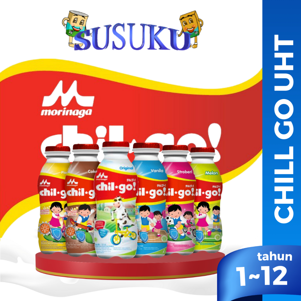 

Morinaga Chil-go! Milk Susu UHT 6X140ml