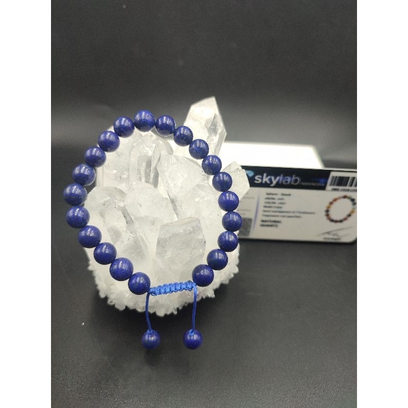 Lapis Lazuli Gelang Batu Alam Lapis Lazuli Bracelet Stone