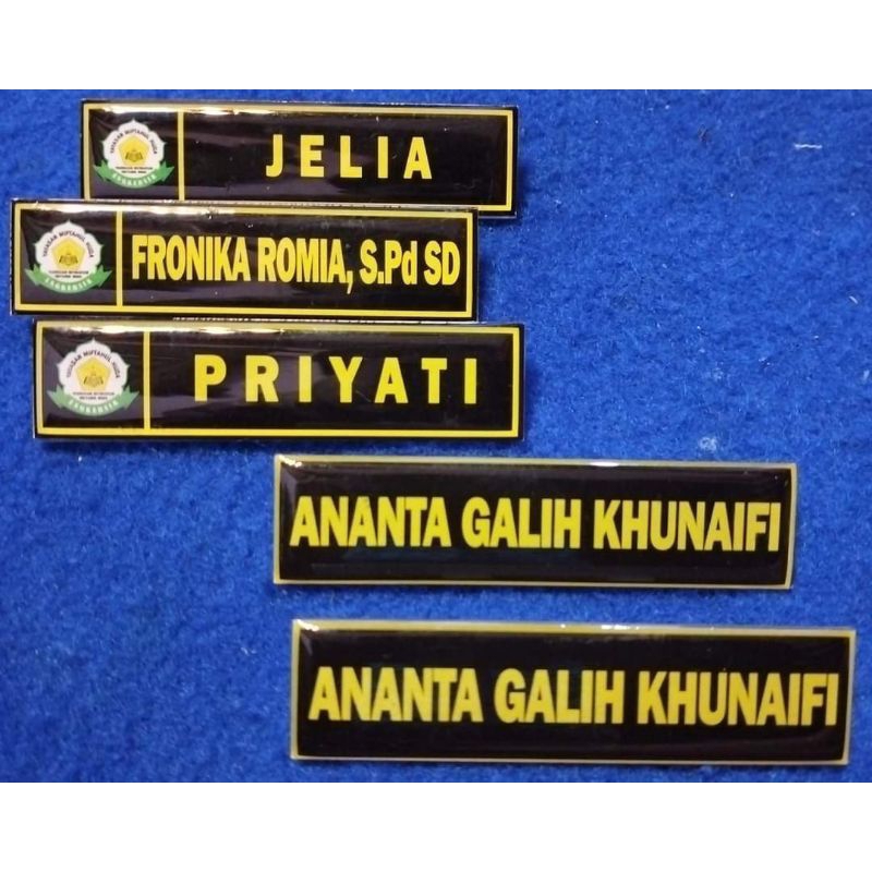 

Name Tag | Nama Acrilic Resin / Nama Dada Resin