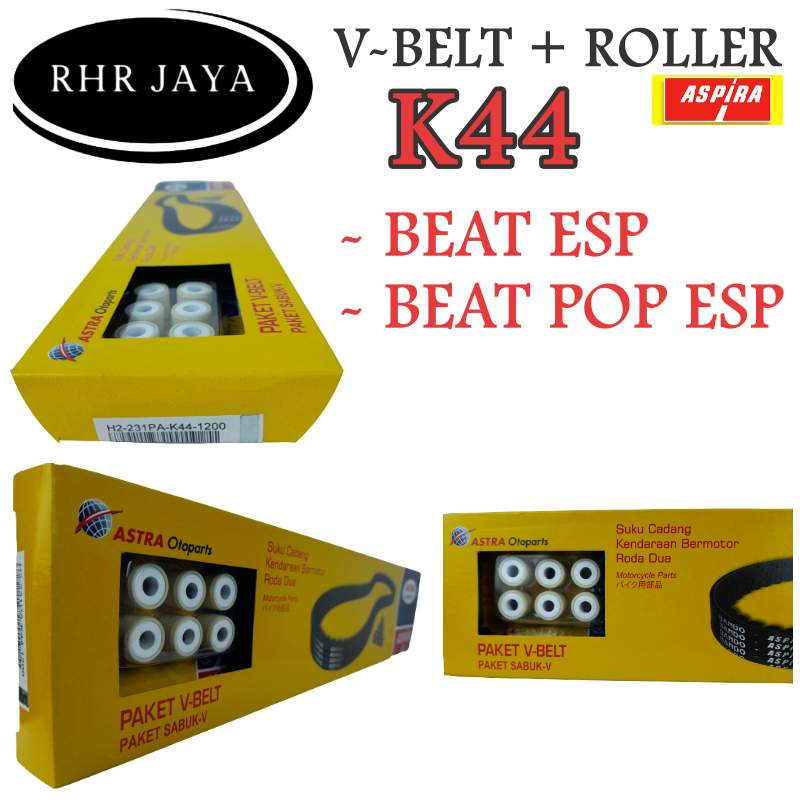 Van Belt V-Belt+Roller (set) Beat ESP/POP (K44) ASPIRA