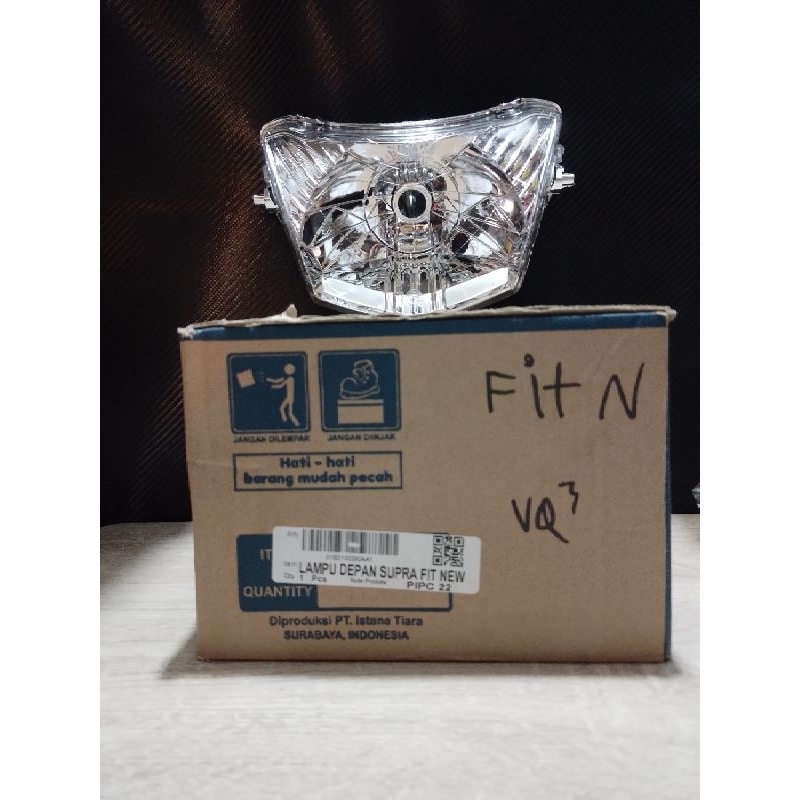 Reflektor Depan Motor Supra Fit New/Lampu Depan Motor/Lampu Mesin Motor/Rumah Lampu Depan/Rumah Lamp
