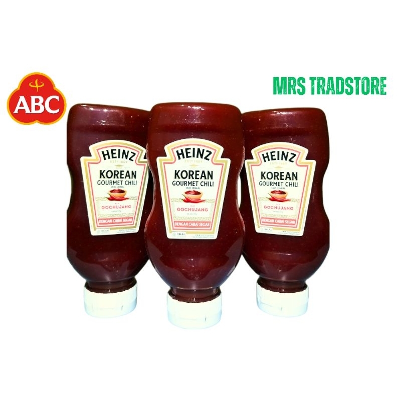 

HEINZ KOREAN CHILI SAUCE - HEINZ MEXICAN CHILI SAUCE 325 GR