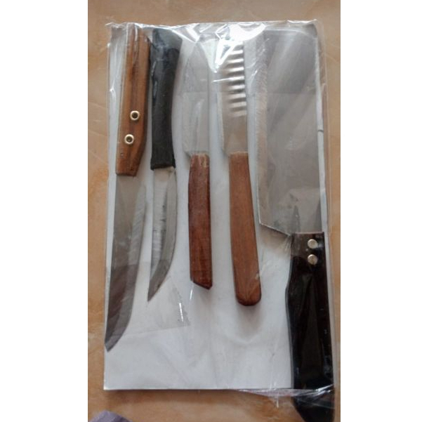 Pisau jawa pisau hemat stainless isi 5