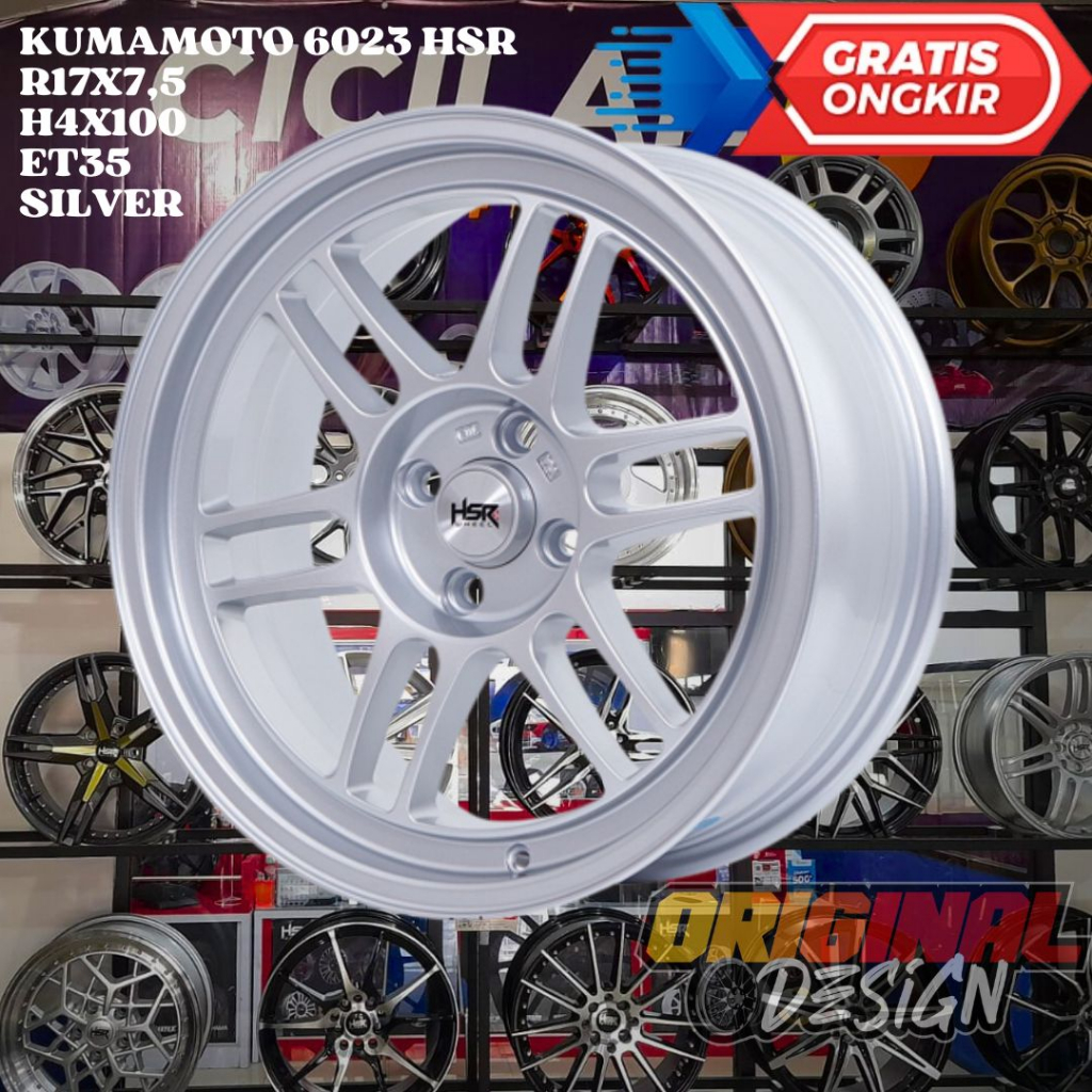 Velg Mobil Ring 17 RPF1 HSR KUMAMOTO R17 UNTUK RAIZE ROCKY CITY JAZZ