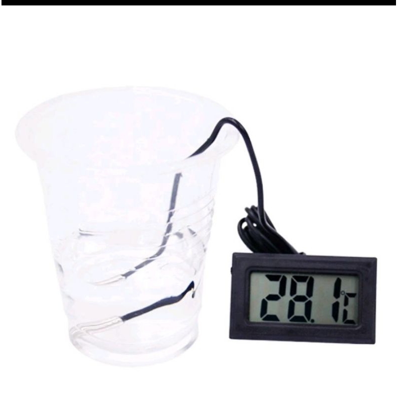 Pengukur suhu Termometer aquarium DIGITAL