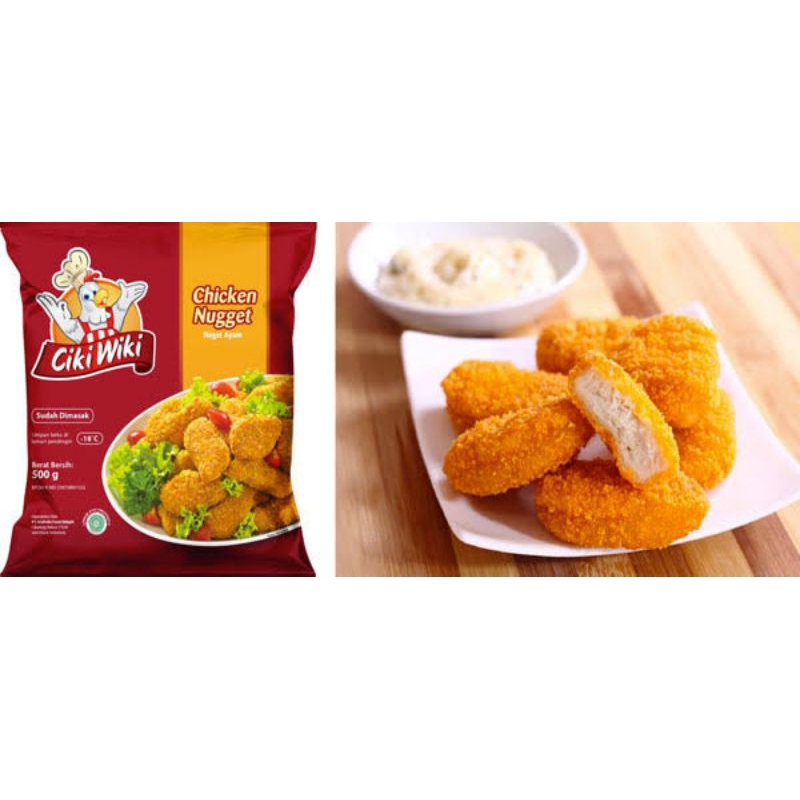 

Ciki wiki Nugget Ayam Premium 500 gr (Frozen food)