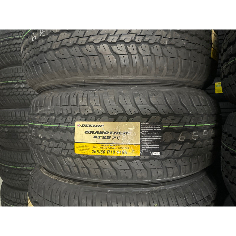 Ban Dunlop Grandtrek AT25 265/60/R18 New Fortuner, New Pajero Sport