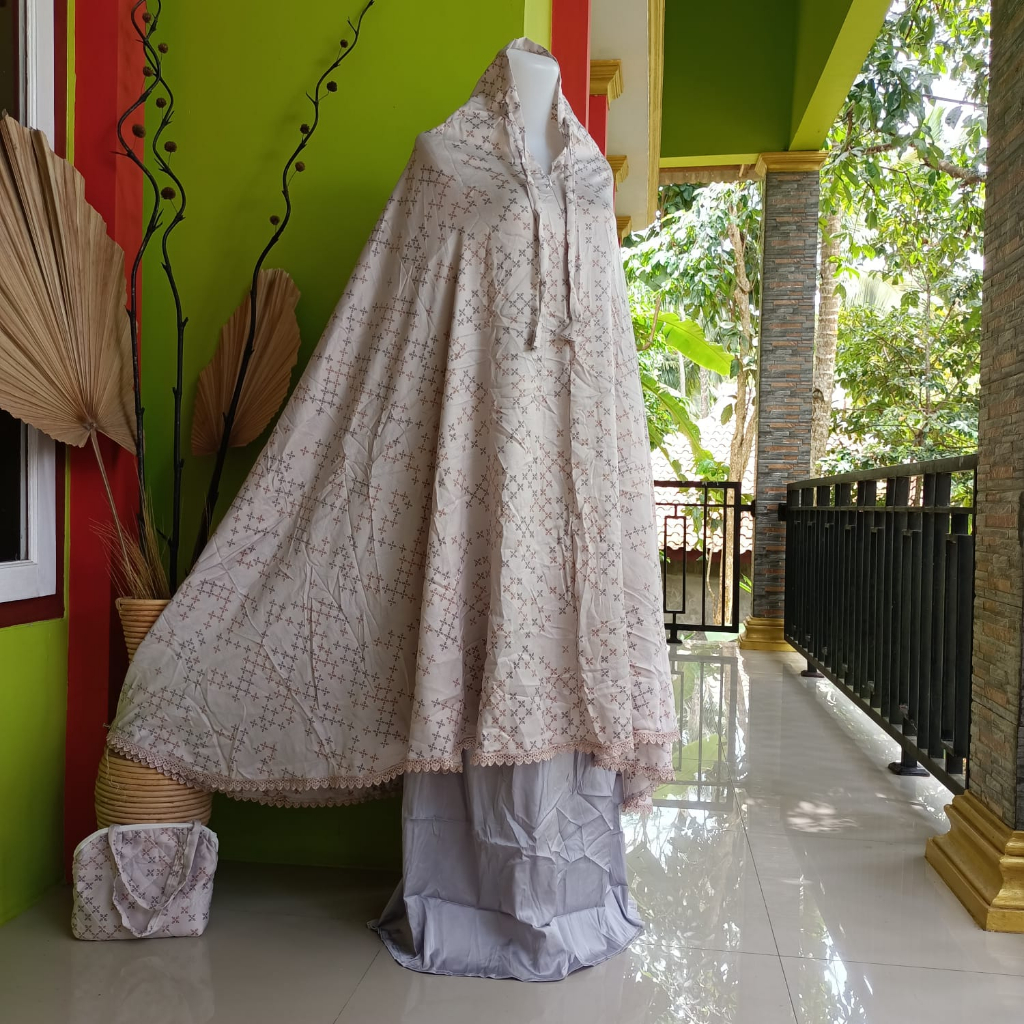 Mukena Dior Silki 2 in 1 Jumbo (ALL MOTIF) mukena Dewasa jumbo free tas, mukena Daily/mukena traveli