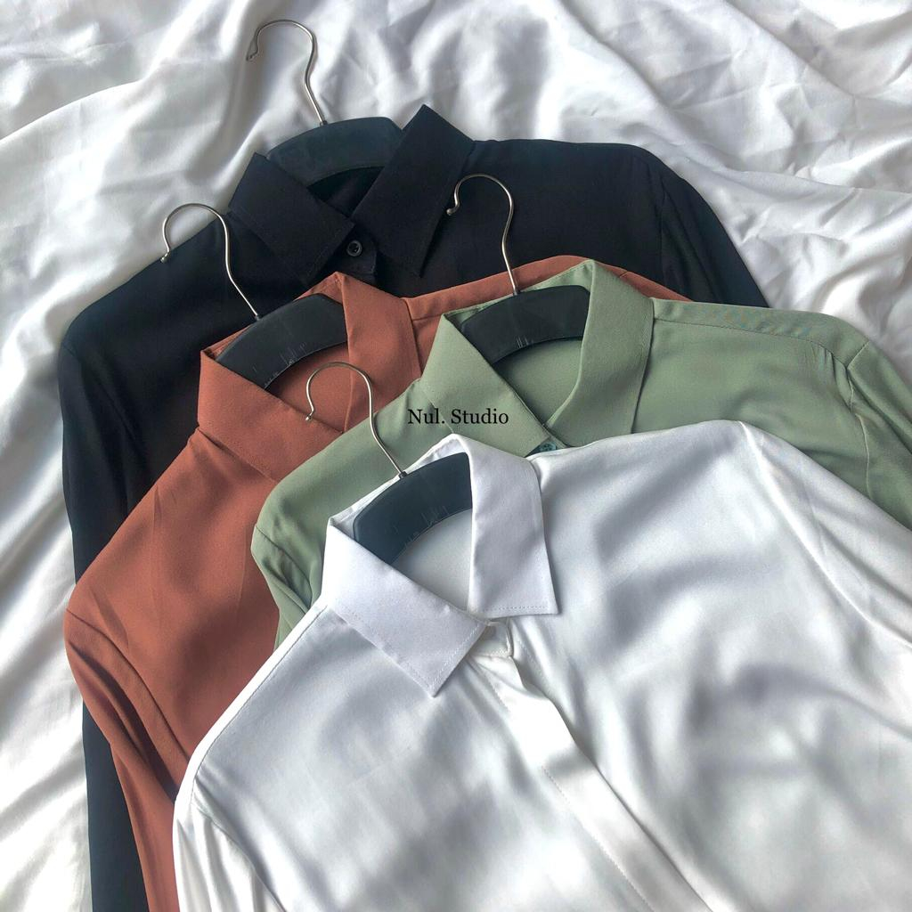 MELISHA KEMEJA WANITA RAYON TWILL PREMIUM | KEMEJA KANTOR | KEMEJA KULIAH | KEMEJA RAYON | KEMEJA KE