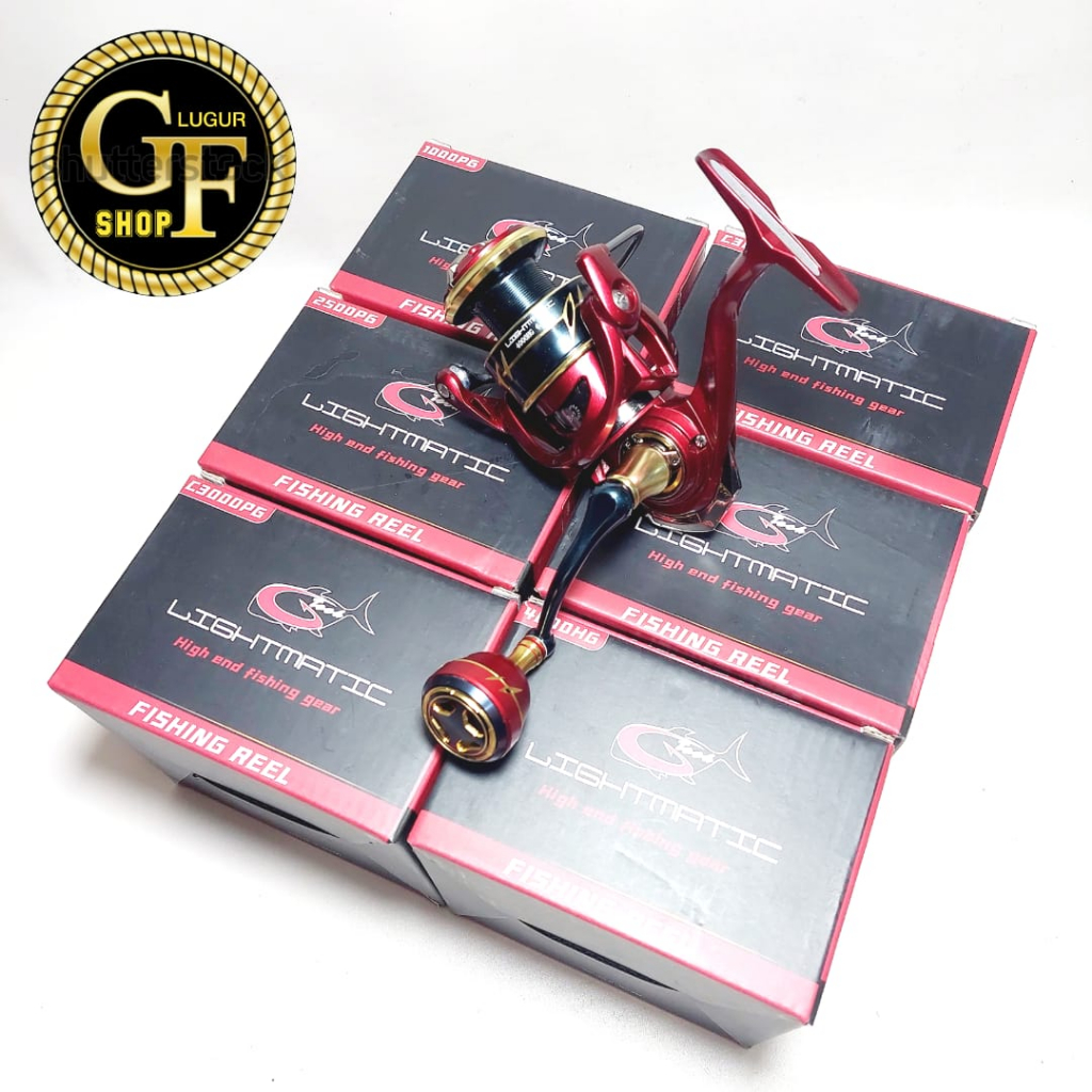 REEL SPINNING G-TECH LIGHTMATIC SIZE: 1000-2000-3000-4000 PG/HG - 8+1BB