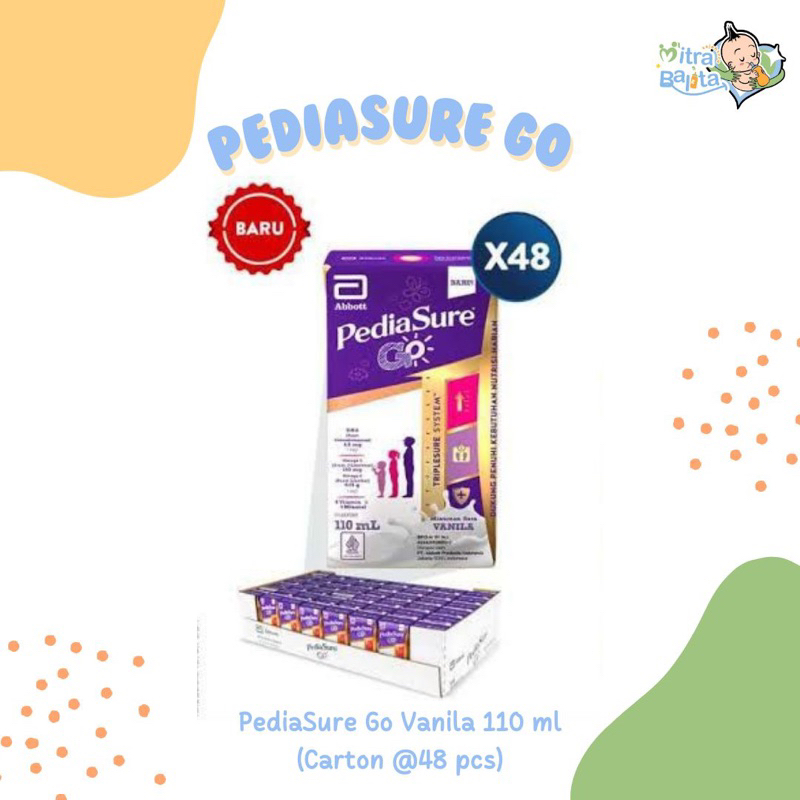 

Pediasure Go Vanila Susu UHT 48 x 110mL