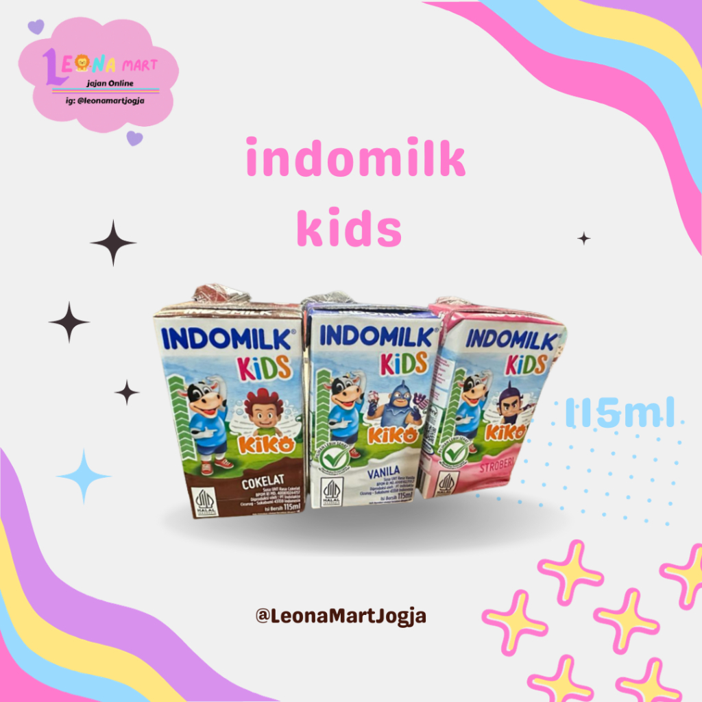 

[DUS]Indomilk Kids UHT 115ml x 40pcs