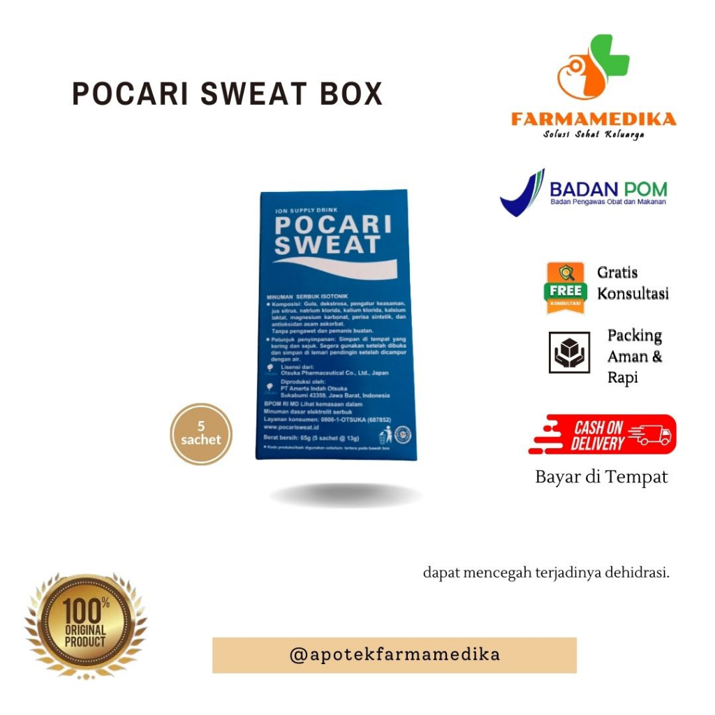 

POCARI SWEAT BOX 5 SACHET