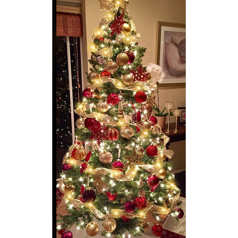 POHON NATAL / POHON XMAS / POHON MERRY CHRISTMAS / POHON WHITE NEEDLE PINE SALJU / POHON NATAL SALJU