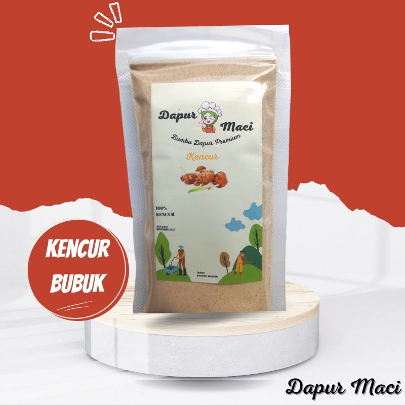 

Kencur Bubuk / Ground Galangal / Bumbu Dapur / Pouch Refill 100 Gr - Dapur Maci