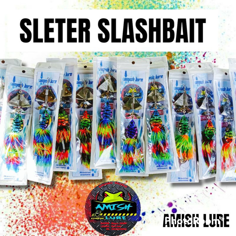 Slater | buzzbait | umpan toman | slater dobel kipas