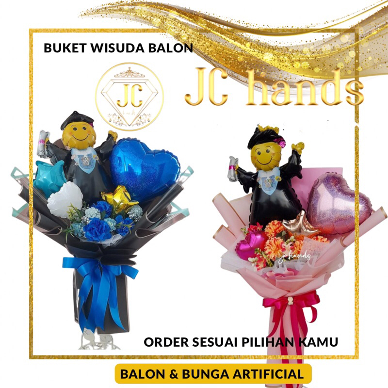 

Buket Wisuda Balon | Khusus Pengiriman Instan dan Sameday