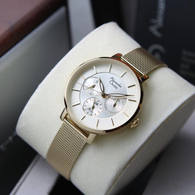 jam tangan wanita alexandre christie type 2870 ac 2870