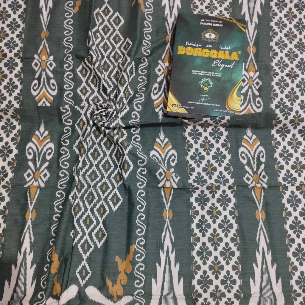 Sarung donggala kawung rayon dobby putra donggala