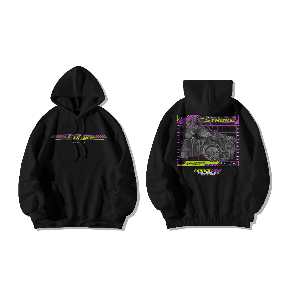 Jaket Hoodie 2 Stroke 2 Tak Indonesia Big Size Jumbo Hodie Ragat 2stroke