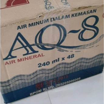 AQ-8 GELAS 240ML / DUS - AIR MINERAL GELAS