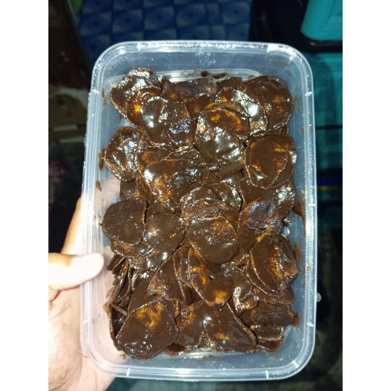

keripik pisang lumer rasa coklat