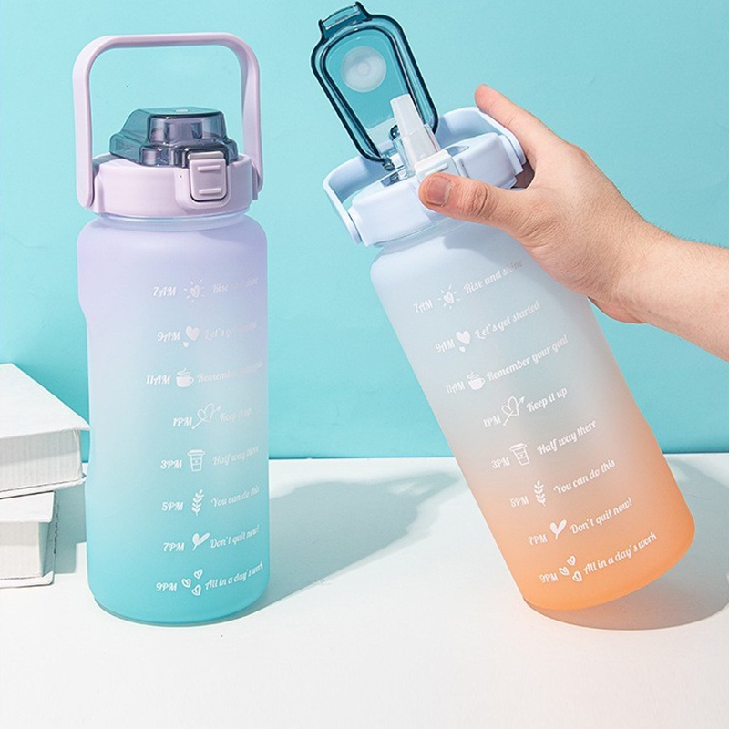 DM - Botol minum gradasi 2000ml - Foodgrade / Botol Minum Gemoy Viral 2L