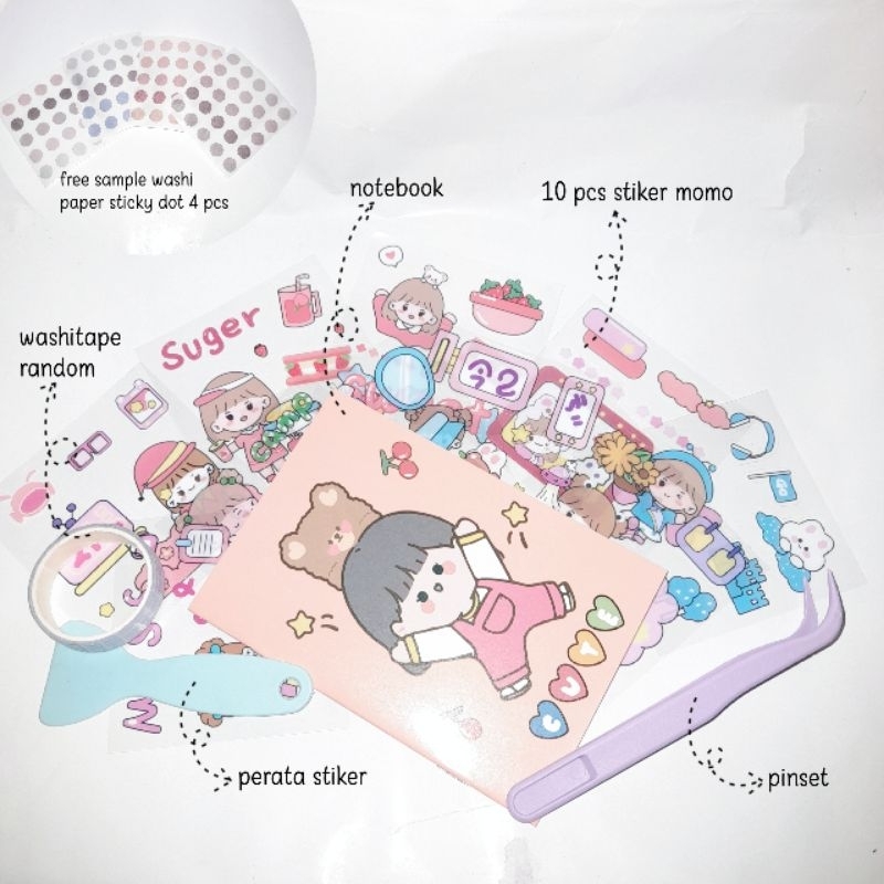 

1 Set Perlengkapan Journal 5 in 1