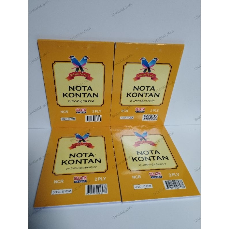 

Buku Nota NCR GELATIK KEMBAR 2 PLY