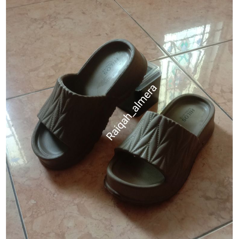 Sandal Wanita Kokop Rubber Hilos Viral Kekinian Korea Style Terbaru