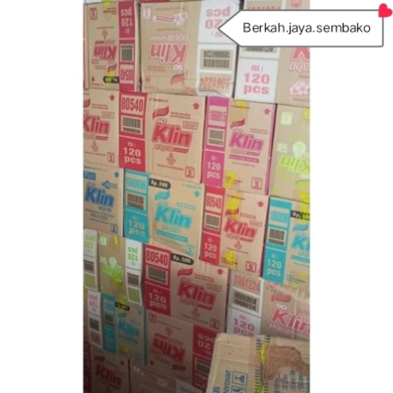 Soklin cair liquid 1 dus 120 sachet