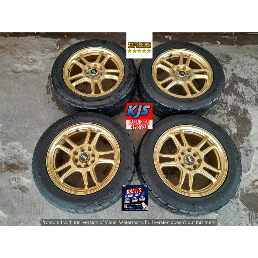 MENJUAL VELG RACING SECOND TERMURAH BERKUALITAS BUAT MOBIL HONDA BRIO SIGRA SATYA CALYA AYLA AGYA SI