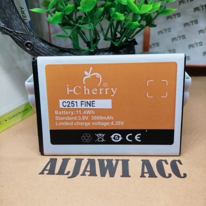 Baterai Batre Battery i-Cherry Icherry C251 FINE C251 Fine Original Battery Hp