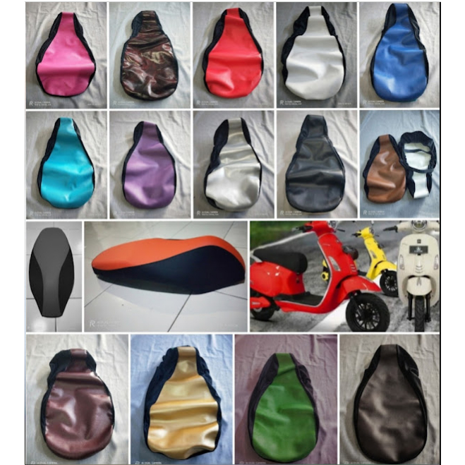 Kulit jok sepeda motor listrik uwinfly T3 exotic BF U7 GODA 220 dan model  vespa matic lainya