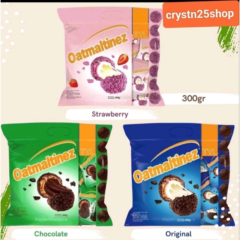 TYL oatmaltinez Ball chocolate/strawberry/original 300gr