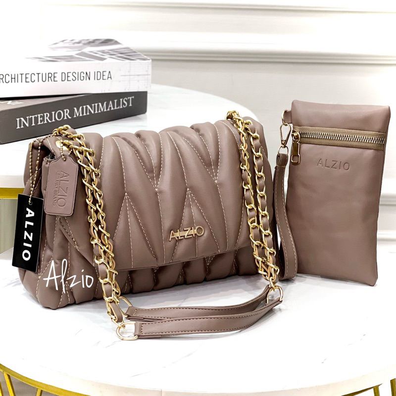 ALZIO - tas wanita selempang shoulder bag korean bag style - ALZIO MIORA BAG