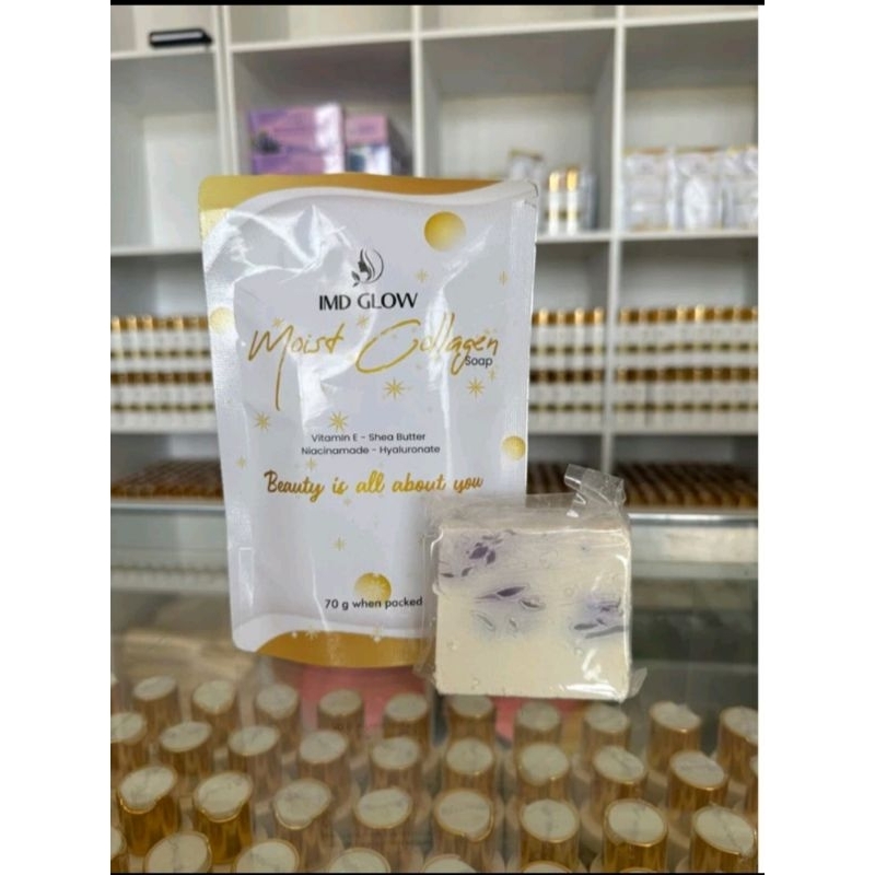 sabun IMD GLOW (moist collagen soap) BPOM ORI by IMELDA