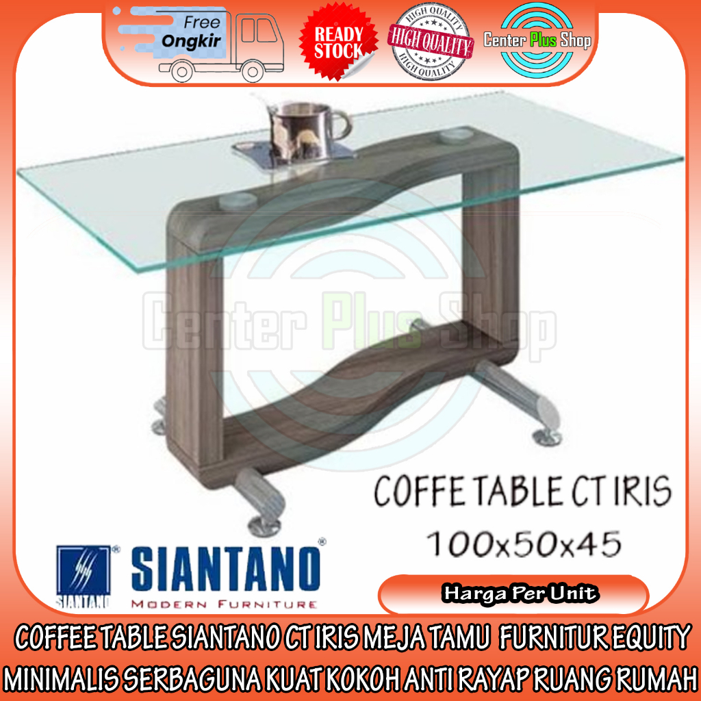 [INSTANT]  MEJA TAMU CT IRIS SIANTANO COFFEE TABLE BATANG POHON FURNITURE FURNITUR KOPI SUSU SOREMA 