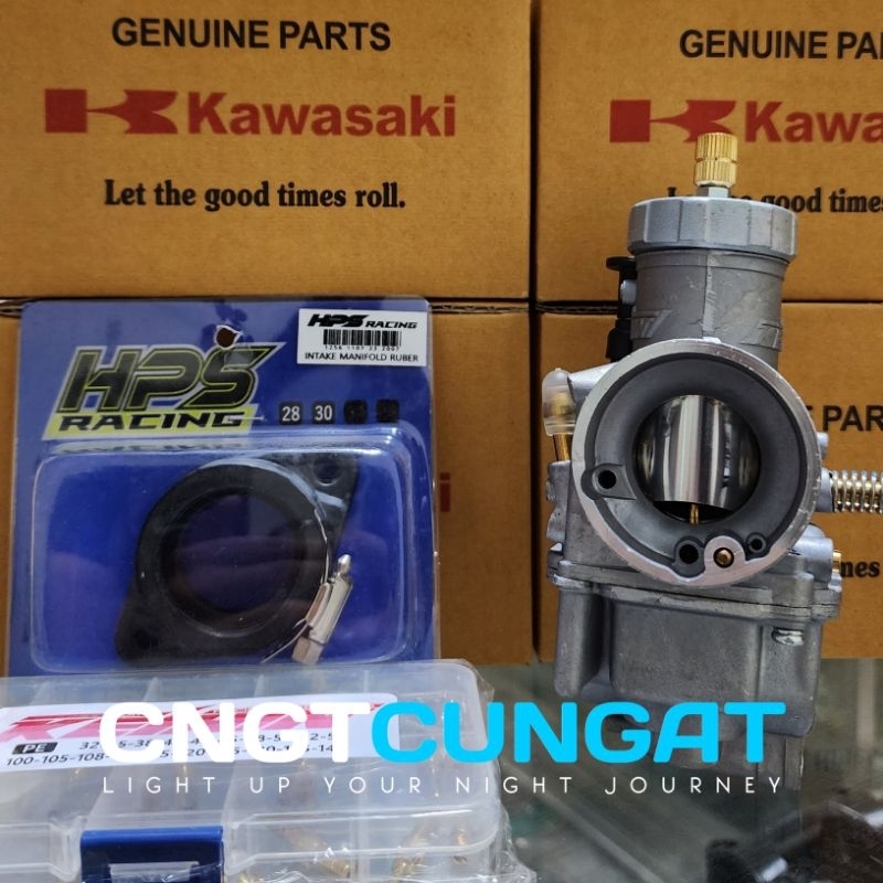 Karburator PWL Ninja 28 Set Manipol Intake Ori Original