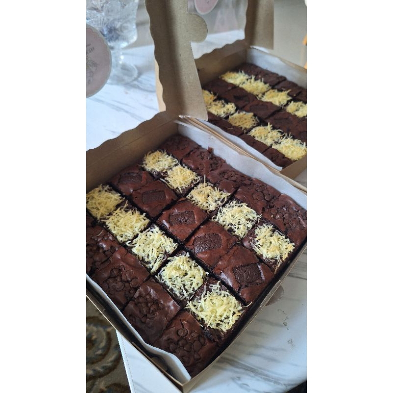 

Fudgy Brownies/brownies sekat uk 20x20