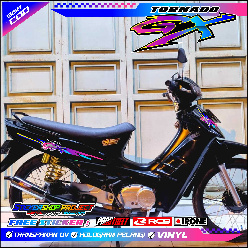 STRIPING VARIASI SUZUKI GX TORNADO / STICKER LIST MOTOR GX TORNADO