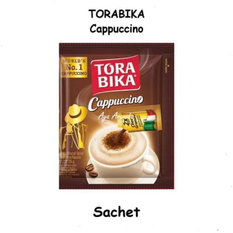 

Kopi Torabika Cappucino 1 renceng 10 sachet 25g