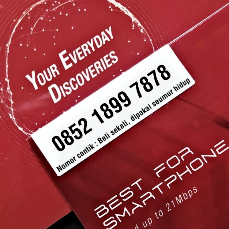 Nomor Cantik Kartu Perdana SimPATI dan As Telkomsel Combo Sakti 0852 1899 7878 hoki 189 78