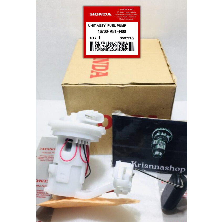 FUEL PUMP FULL PUMP BEAT FI ESP SCOOPY ESP K81 K93  2017 2018 2019 POMPA BENSIN HONDA BARU