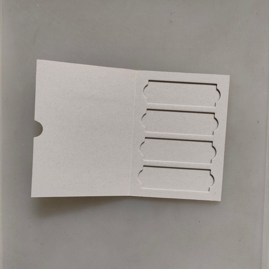 

cardboard slide mailer for 4 slide folder tempat preparat kardus
