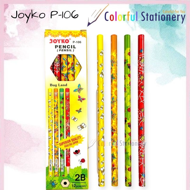 

Pensil 2B Joyko P-106 (12 Pcs)