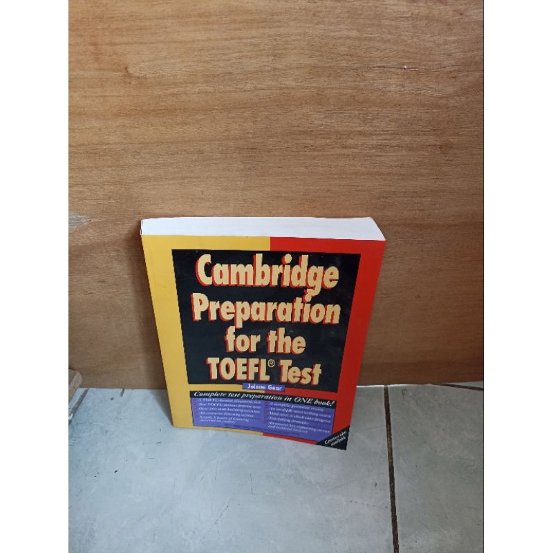 Cambridge Preparation For The Toefl Test - Made In Usa