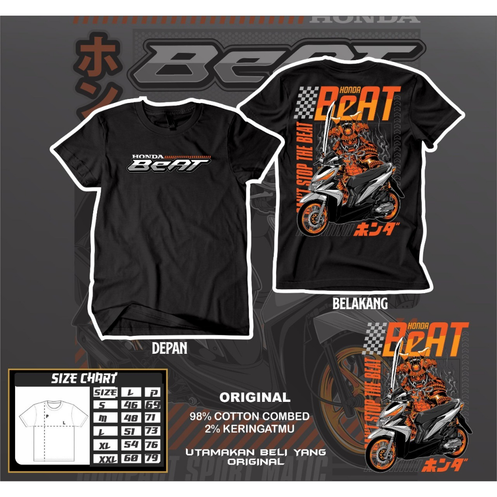 baju kaos pria terbaru kaos honda beat kaos motor beat kaos thailooks kaos masa kini kaos gaya kaos 