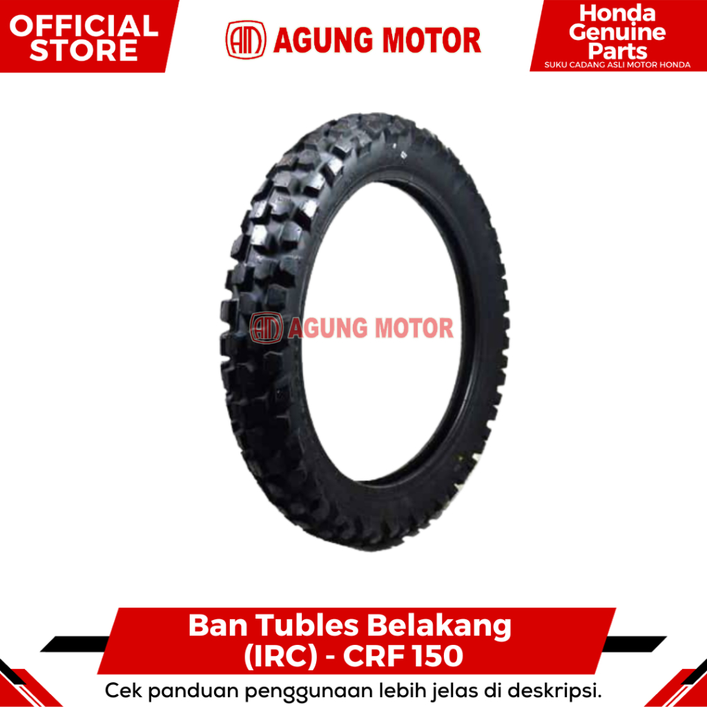 Ban Tubles Belakang (IRC) – CRF 150L / (42711K84901)